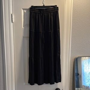 Comfy Black Maxi Skirt